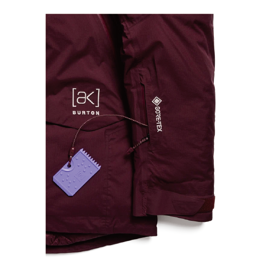 BURTON ウェア バートン  Men's [ak] Swash Down Insulated GORE-TEX 2L Jacket Rum Raisin 3075510FAK 26-27 スノーボードウェア 日本正規品