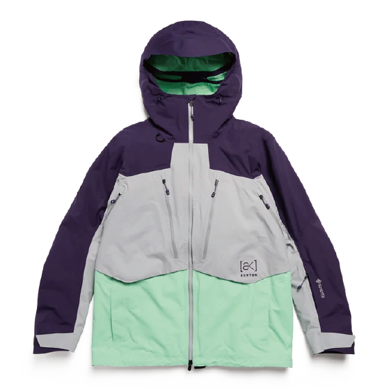 BURTON ウェア バートン  Men's [ak] Swash Synthetic Insulated GORE-TEX 2L Jacket Nightshade Purple/Apparition Gray/Green Voltage 3075710E4R 26-27 スノーボードウェア 日本正規品