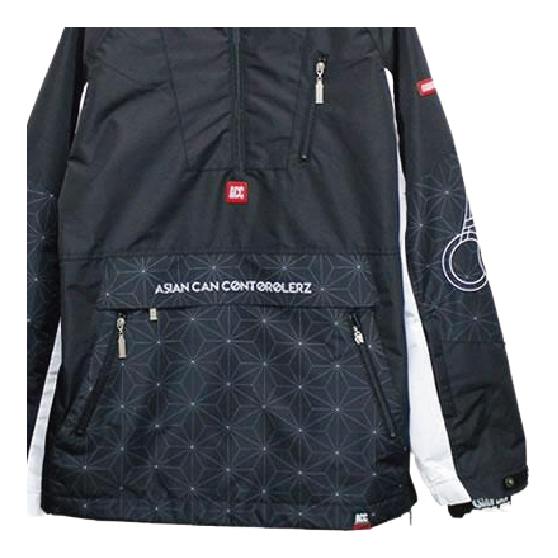 ASIAN CAN CONTROLERZスノボウェア スノーボード ウェア エーシーシー ACC ANORAK JKT MOVERZ BLK/MODERN