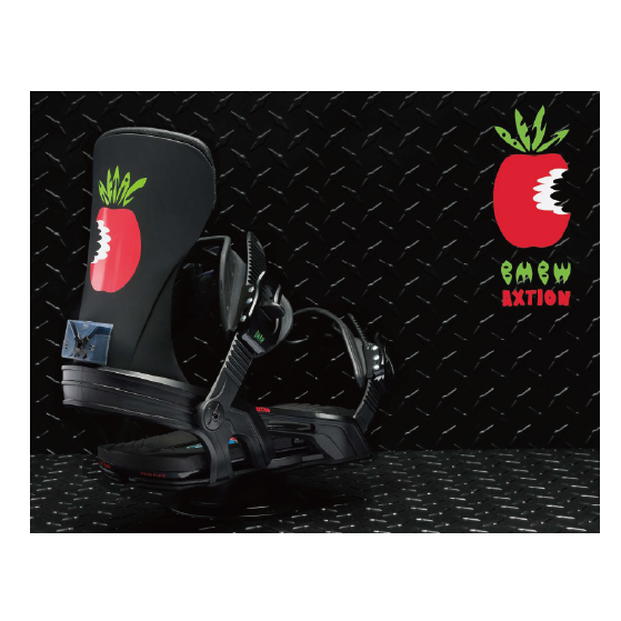 BENT METAL ビンディング  AXTION BLACK-RED 26-27 バインディング 日本正規品