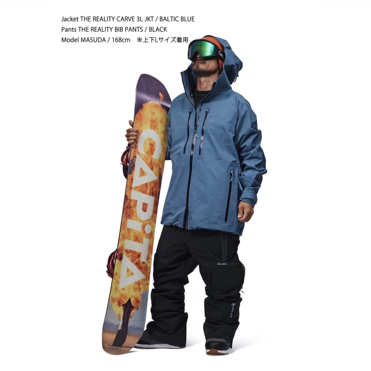 スノーボード rew REALITY BIB PANTS [ GORE-TEX 3L ] スノーボード ウェア アールイーダブリュー REW REALITY BIB