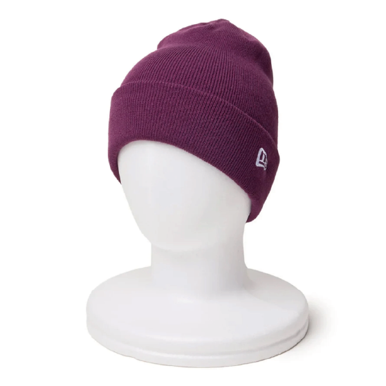 NEWERA ニューエラ [newera] BASIC CUFF KNIT PLUM 23-24 スノーボード ビーニー -