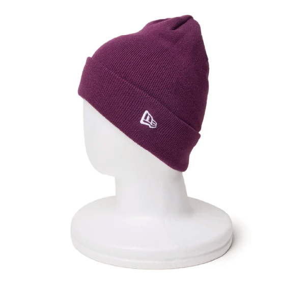 NEWERA ニューエラ [newera] BASIC CUFF KNIT PLUM 23-24 スノーボード ビーニー -