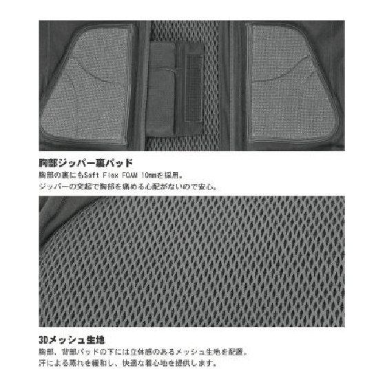 鎧武者 ヨロイムシャ  BODY PROTECTOR(TOUGH) BK YM-1812 26-27 日本正規品