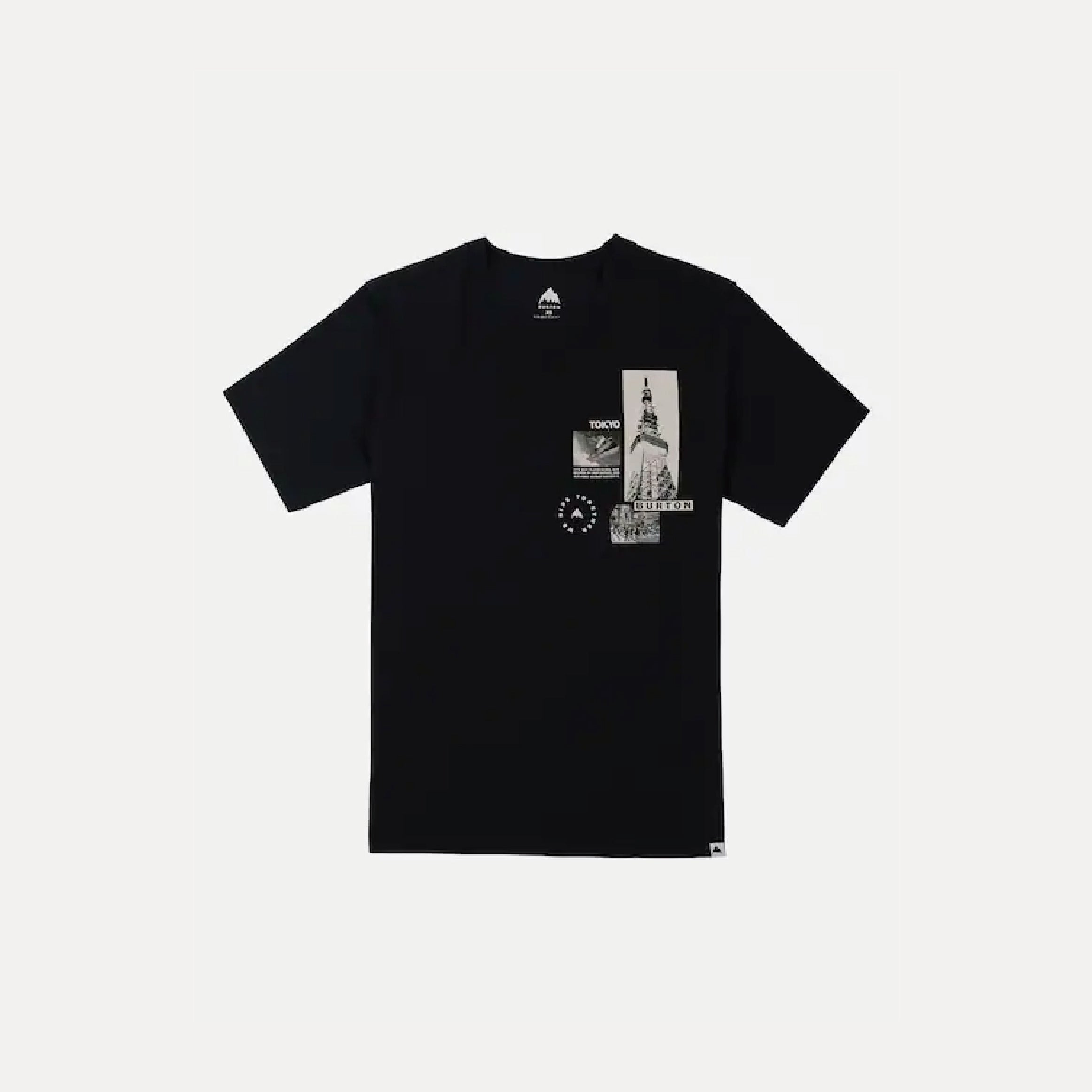 スノーボード ウェア バートン BURTON Tokyo Short Sleeve T-Shirt True Black 25-26 送料無料 日本正規品 予約商品 店頭受け取り可能