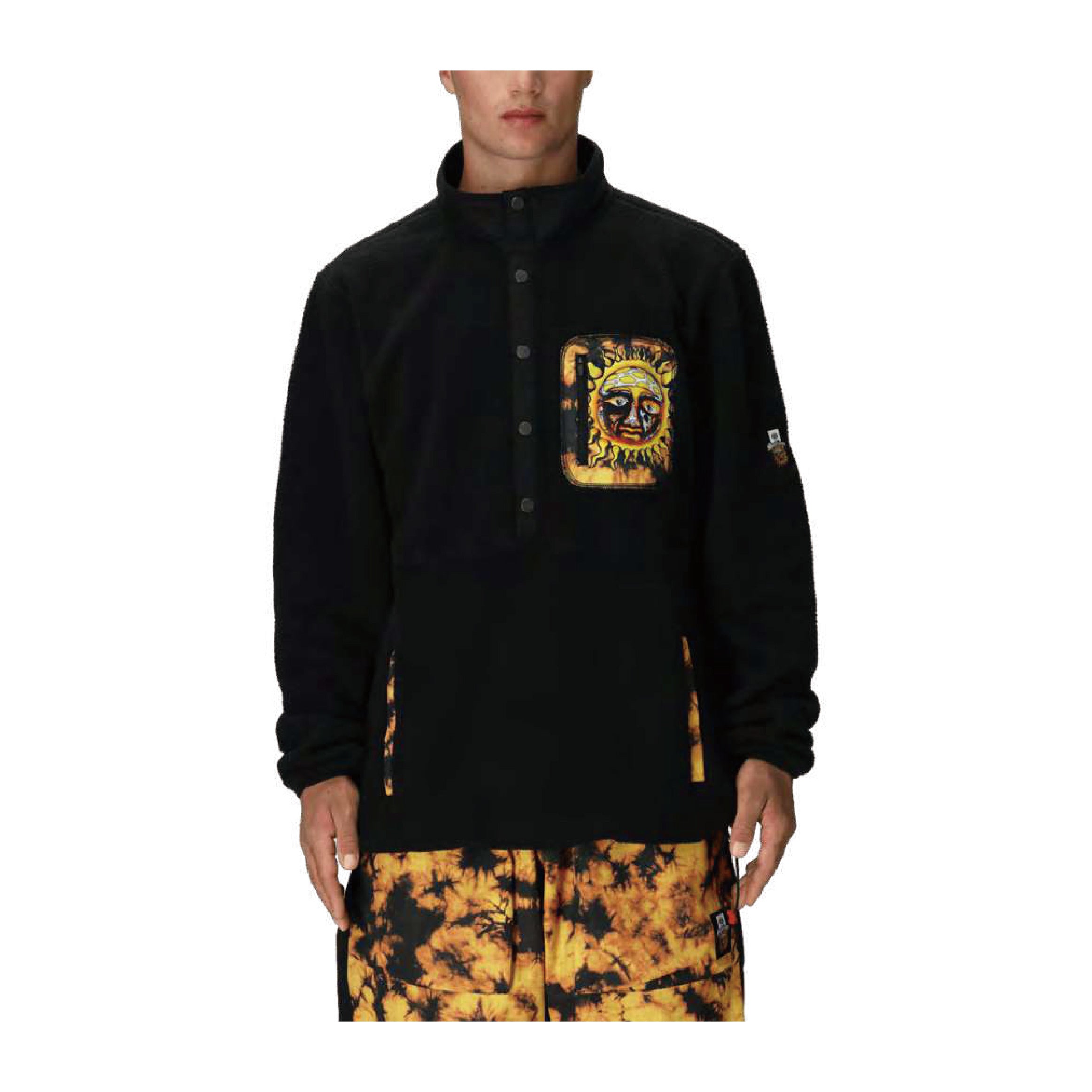 25-26 686 MENS 686 SUBLIME TIOGA FLEECE PULLOVER SUBLIME BLACK 25-26 送料無料 予約商品 店頭受け取り可能