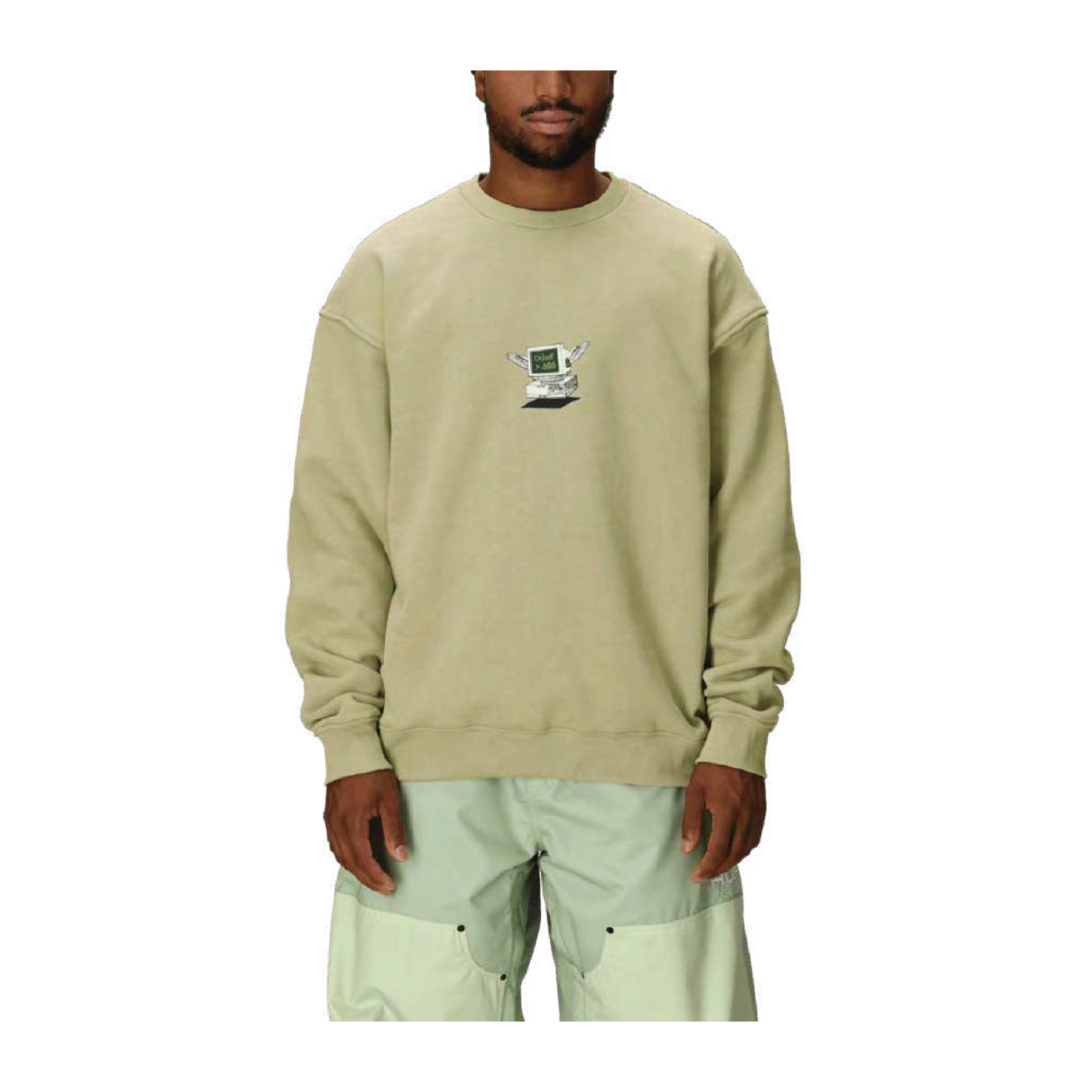 25-26 686 686 HUF PREMIUM HEAVYWEIGHT CREW SWEATSHIRT HUF ELM 25-26 送料無料 予約商品 店頭受け取り可能