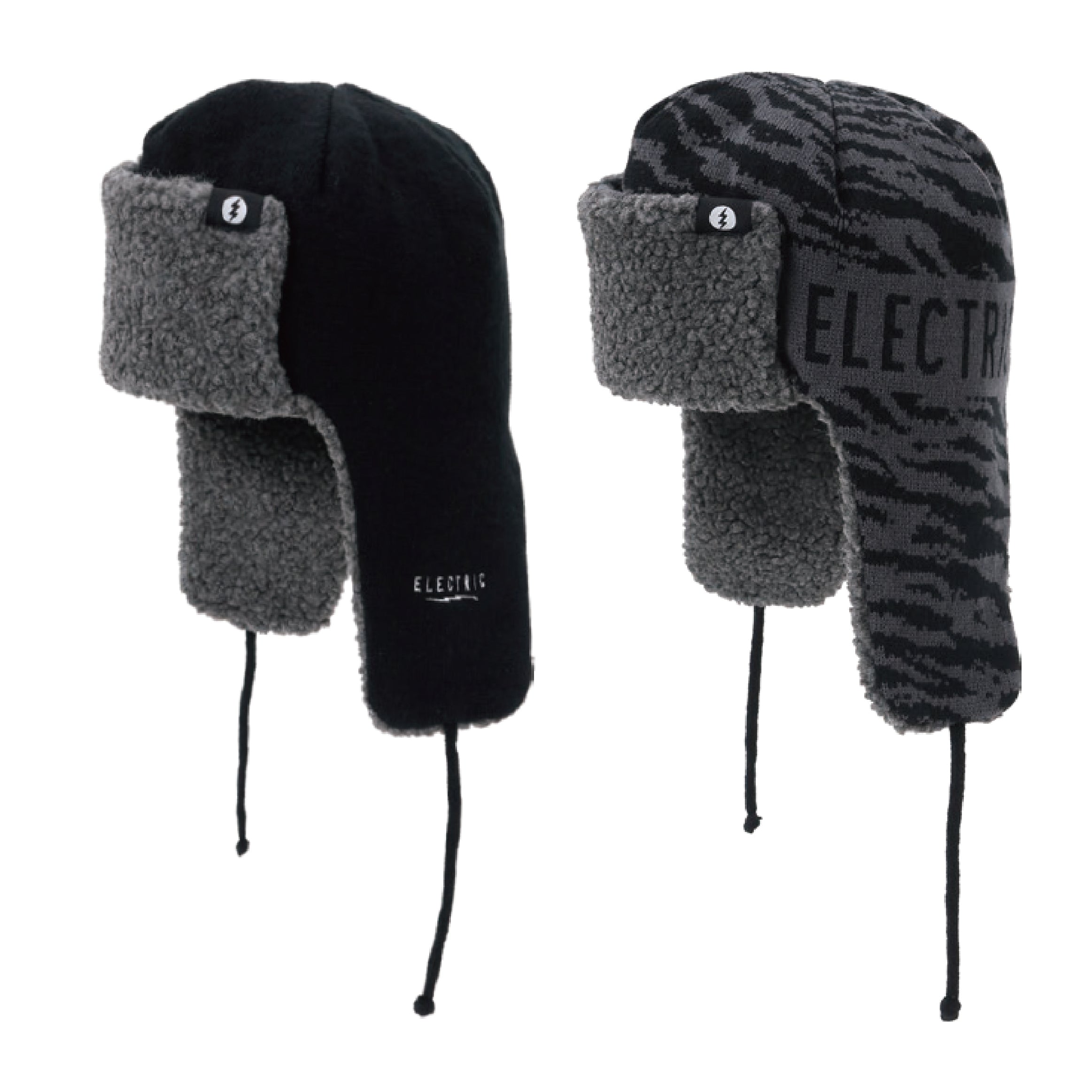 スノーボード ビーニー エレクトリック ELECTRIC FLIGHT BEANIE BLACK x GREY 25-26 送料無料 日本正規品 予約商品 店頭受け取り可能