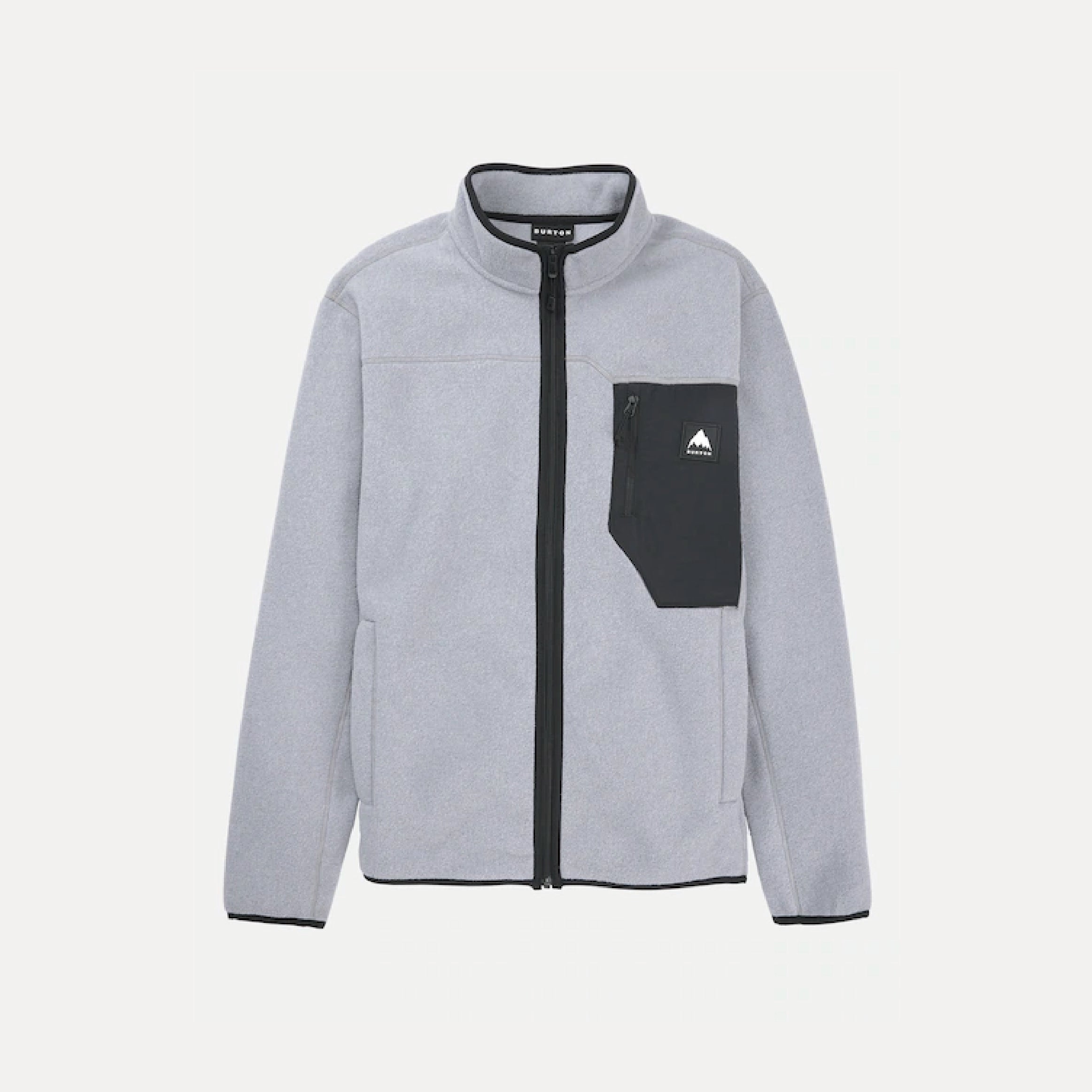 スノーボード ウェア バートン BURTON Cinder Full-Zip Fleece Gray Heather 25-26 送料無料 日本正規品 予約商品 店頭受け取り可能