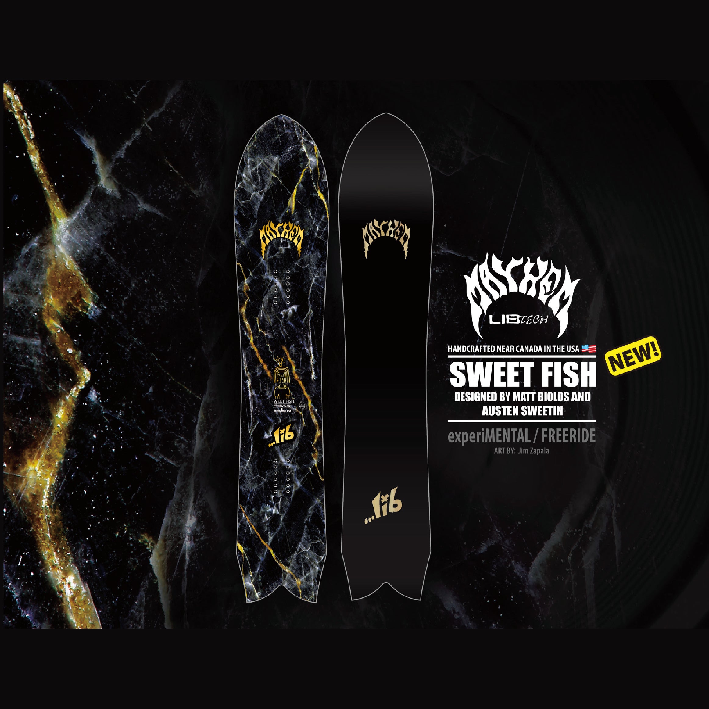 LIBTECH リブテック SWEET FISH 25-26 スノーボード ボード