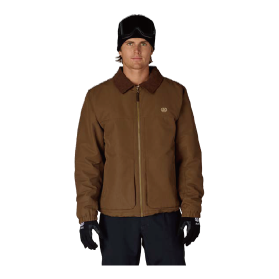 686 ウェア ロクハチロク MENS 686 CAMBER INSULATED JACKET DARK EARTH RIPSTOP M6WNJKT137 26-27 スノーボードウェア 日本正規品