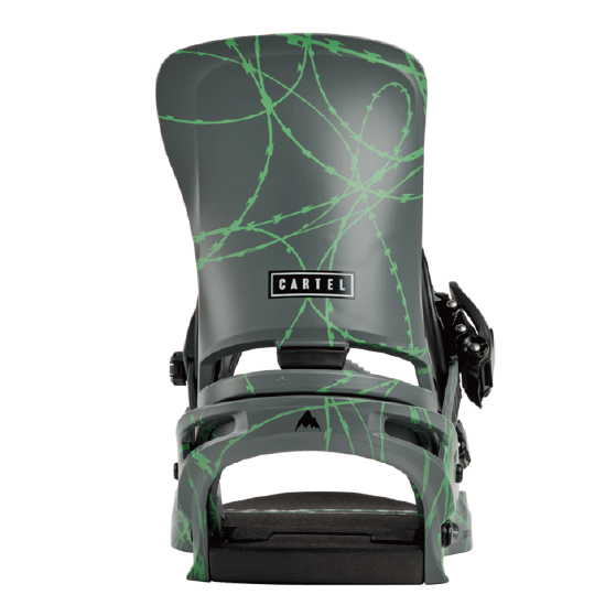 BURTON ビンディング バートン  Men's Cartel Re:Flex Gray/Green Voltage 1053917E7W 26-27 バインディング 日本正規品