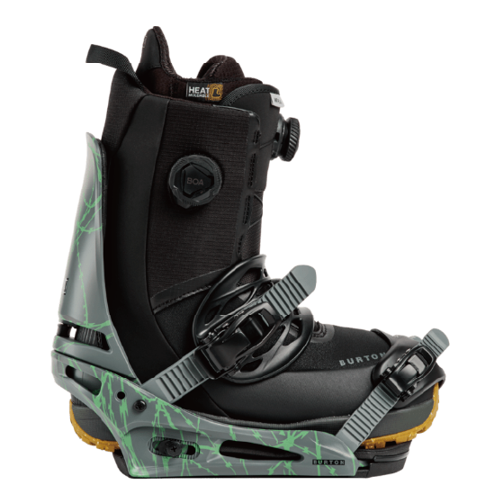 BURTON ビンディング バートン  Men's Cartel Re:Flex Gray/Green Voltage 1053917E7W 26-27 バインディング 日本正規品