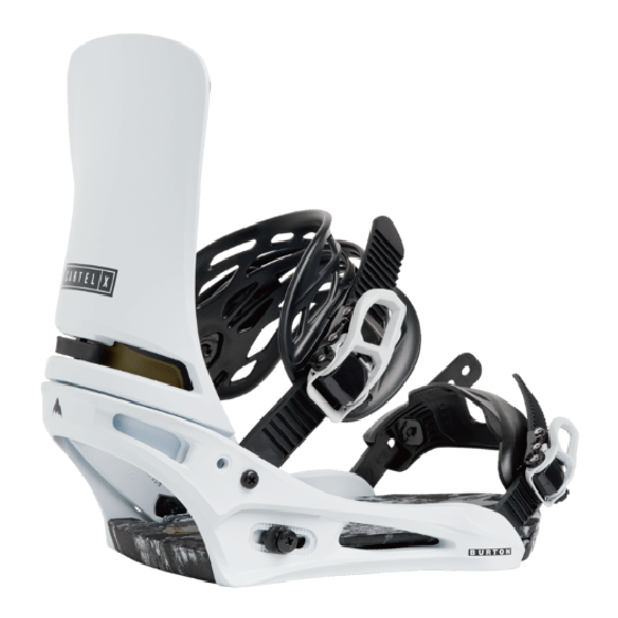 BURTON ビンディング バートン  Men's Cartel X Re:Flex White 2223010A50 26-27 バインディング 日本正規品