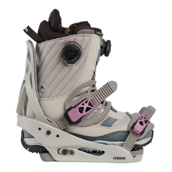 BURTON ビンディング バートン  Women's Citizen Re:Flex Chinchilla Gray 1054018E7M 26-27 バインディング 日本正規品
