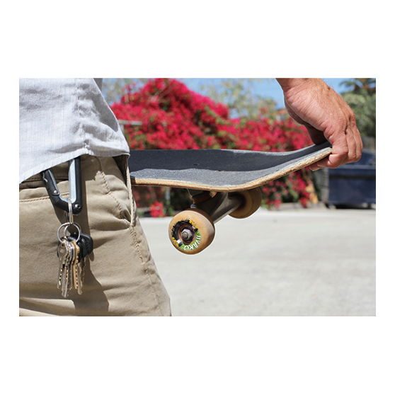 CLICK クリック [click] SNOWBOARD CARABINER  スノーボード アクセサリー Grey