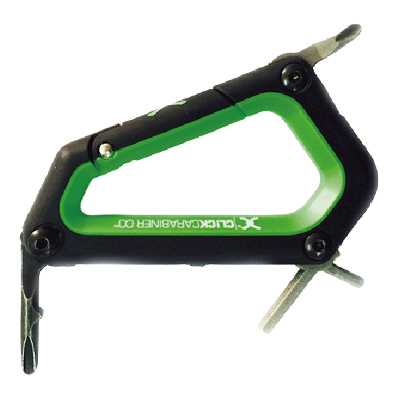 CLICK クリック [click] SNOWBOARD CARABINER  スノーボード アクセサリー Green