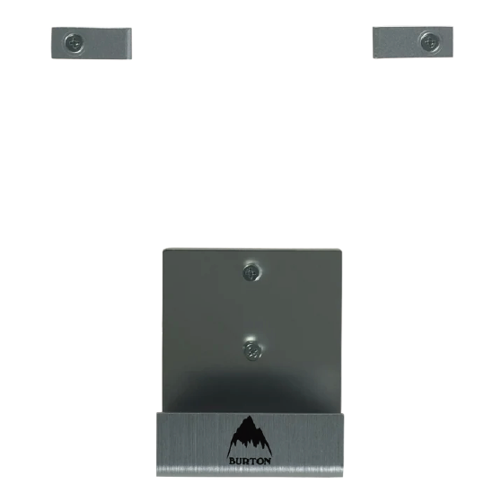 BURTON バートン  Collector's Edition Snowboard Wall Mounts Silver 1350310B53 26-27 日本正規品