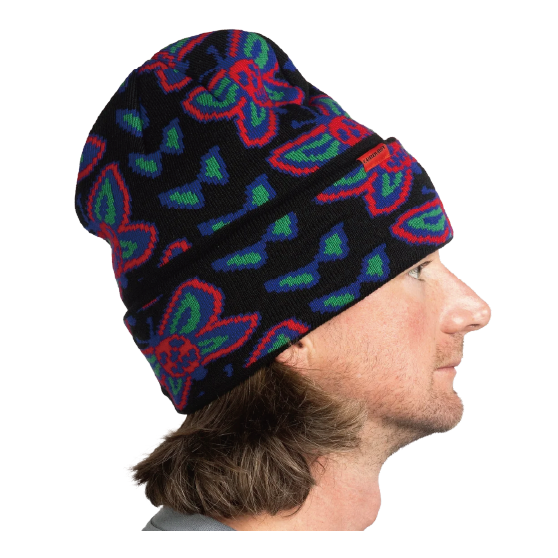 CORDUROY コ-デュロイ [corduroy] SKULLFLY 24-25 スノーボード ビーニー Black