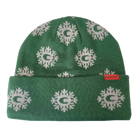 CORDUROY コ-デュロイ [corduroy] MONOGRAM 24-25 スノーボード ビーニー Evergreen
