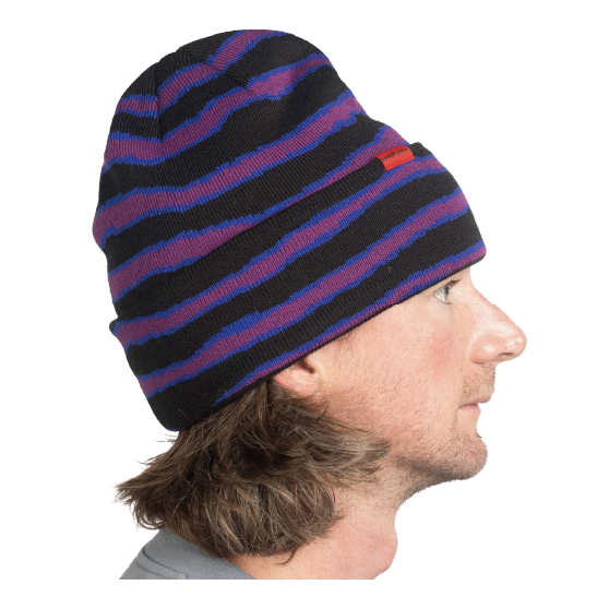 CORDUROY コ-デュロイ [corduroy] RIPPED STRIPE 24-25 スノーボード ビーニー Black