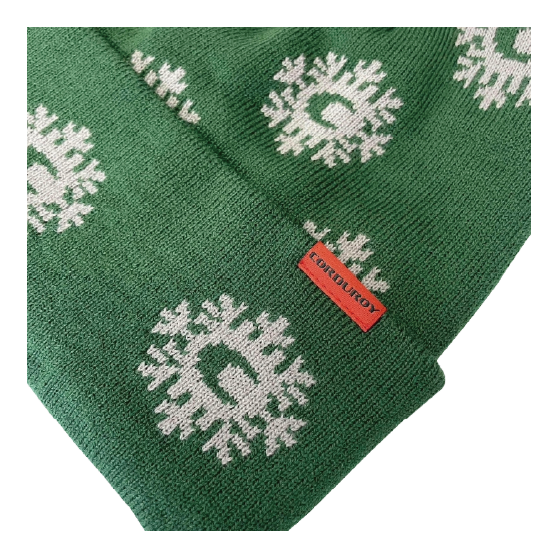 CORDUROY コ-デュロイ [corduroy] MONOGRAM 24-25 スノーボード ビーニー Evergreen