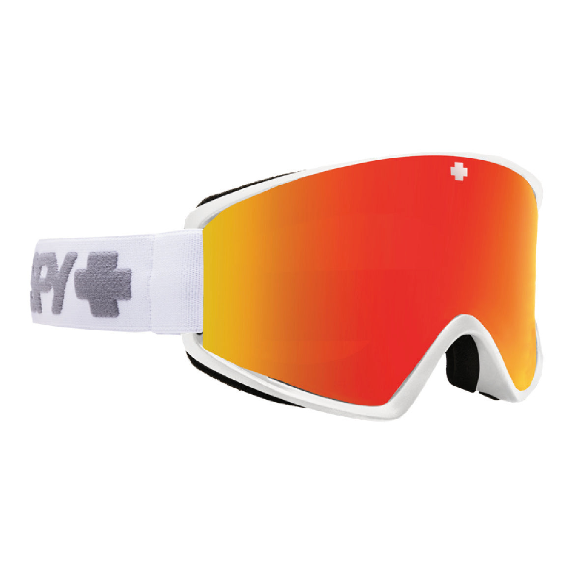 SPY スパイ CRUSHER ELITE 25-26 スノーボード ゴーグル Eco Matte White - Bronze Red Spectra Mirror