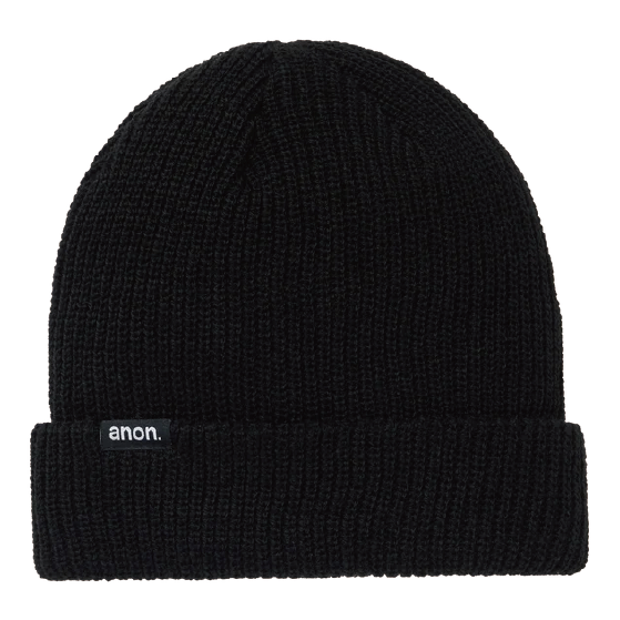 ANON アノン  Cuff Beanie True Black 26-27 日本正規品