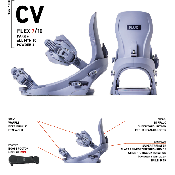 FLUX ビンディング  CV TAN [T] 26-27 バインディング 日本正規品