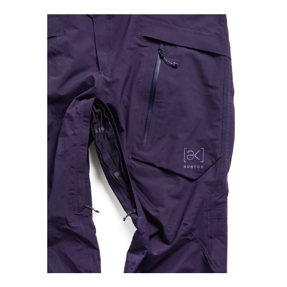 BURTON ウェア バートン  Men's [ak] Cyclic GORE-TEX 2L Bib Pants Nightshade Purple 3076510E7Z 26-27 スノーボードウェア 日本正規品