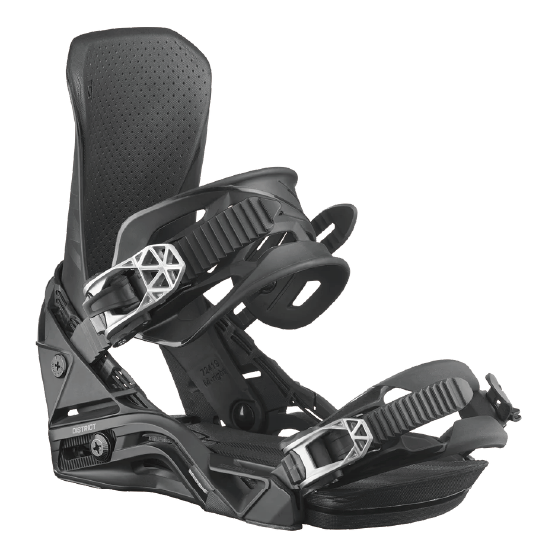 ひなは32SALOMON DISTRICT ビンディング ブラック スノーボード ビンディング SALOMON DISTRICT BLACK 25-26 送料無料