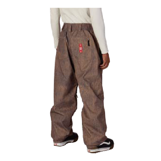 686 ウェア ロクハチロク MENS 686 DOJO20K PANT BROWN CRINKLE WASH M6WN265 26-27 スノーボードウェア 日本正規品