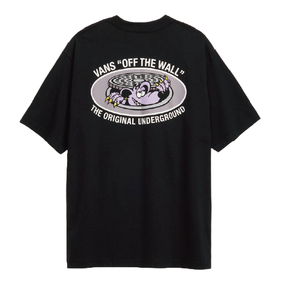 VANS  [vans] DOWNSIDE SS TEE Black 26-27 日本正規品