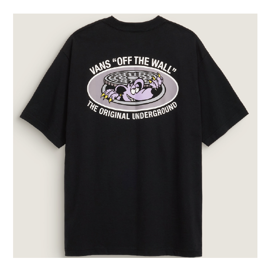 VANS  [vans] DOWNSIDE SS TEE Black 26-27 日本正規品