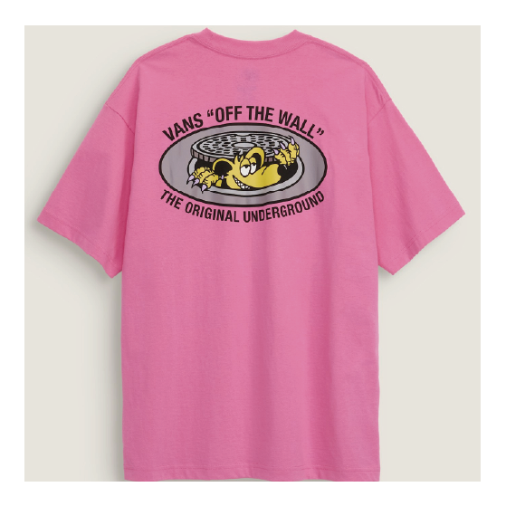 VANS  [vans] DOWNSIDE SS TEE Pink Fizz 26-27 日本正規品