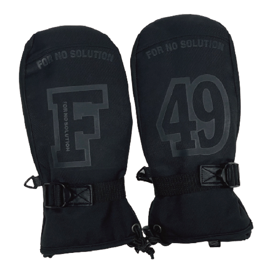 FNS49 フォーナイン JUNIOUR GLOVE(MITTON) 25-26 スノーボード グローブ MT-BLK