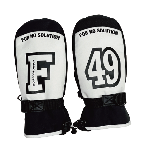 FNS49 フォーナイン JUNIOUR GLOVE(MITTON) 25-26 スノーボード グローブ MT-WHT