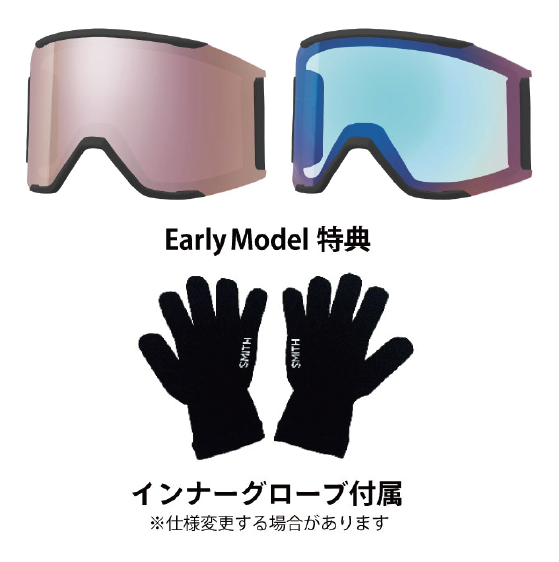 SMITH ゴーグル スミス  (E)SQUAD MAG LUNAR FOG 010276505 26-27 スノーボードゴーグル 日本正規品