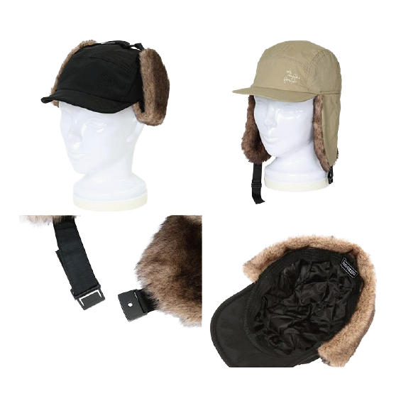 EBS エビス [ebs] FUR CAP 23-24 スノーボード アクセサリー Khaki