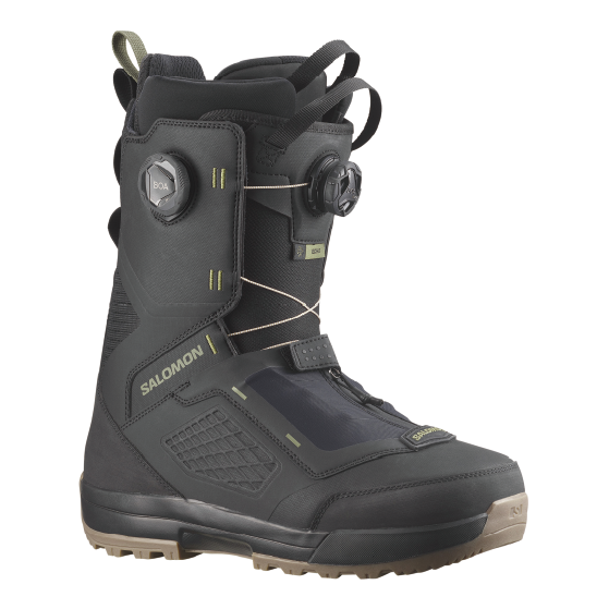 SALOMON ブーツ  ECHO DUAL BOA Black/Black/Deep Lichen Green L47768100 26-27 スノーボードブーツ 日本正規品