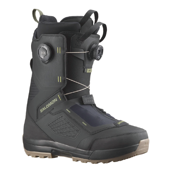 スノーボード ブーツ サロモン SALOMON ECHO DUAL BOA WIDE BLACK / BLACK / DEEP LICHEN GREEN 25-26 送料無料 日本正規品