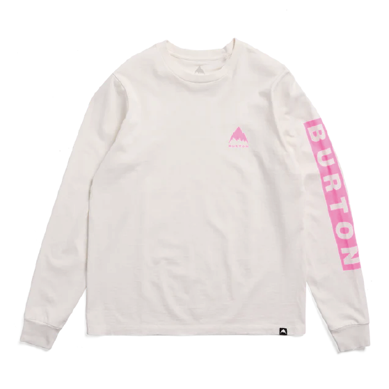 BURTON バートン  Men's Elite Long Sleeve T-Shirt Stout White/Shockwave Pink 203921BFDM 26-27 日本正規品