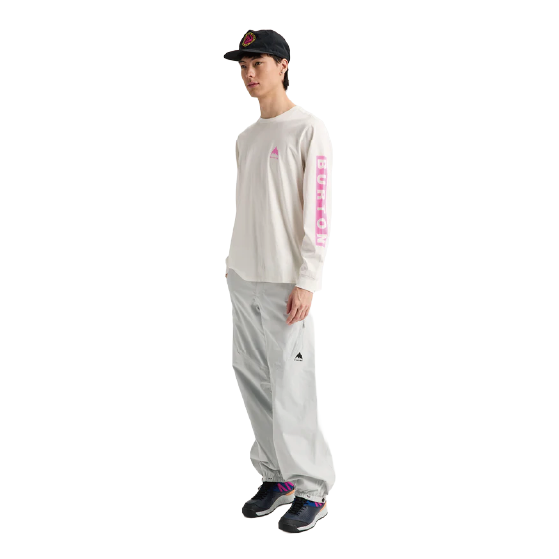 BURTON バートン  Men's Elite Long Sleeve T-Shirt Stout White/Shockwave Pink 203921BFDM 26-27 日本正規品