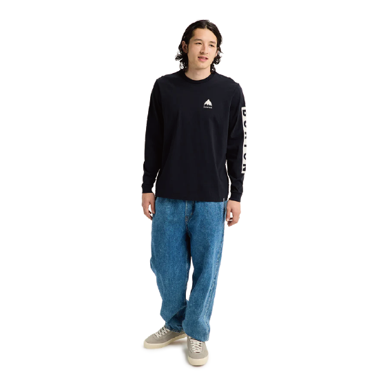 BURTON バートン  Men's Elite Long Sleeve T-Shirt True Black 203921BA04 26-27 日本正規品
