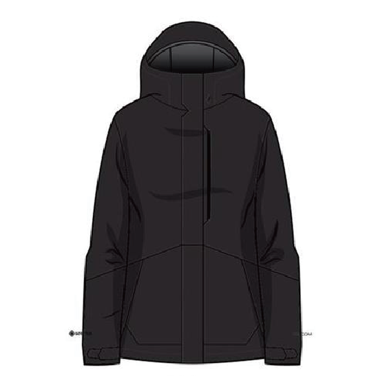VOLCOM ウェア ボルコム  ERAS GORE INS JKT BLK V_H0452653 26-27 スノーボードウェア 日本正規品