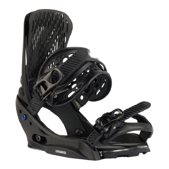 BURTON ビンディング バートン  Women's Escapade EST Black 1055619A02 26-27 バインディング 日本正規品