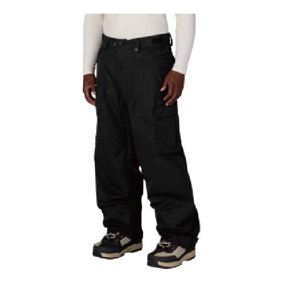 686 ウェア ロクハチロク ESSOX™ CARGO PANT BLACK M4WN231 26-27 スノーボードウェア 日本正規品
