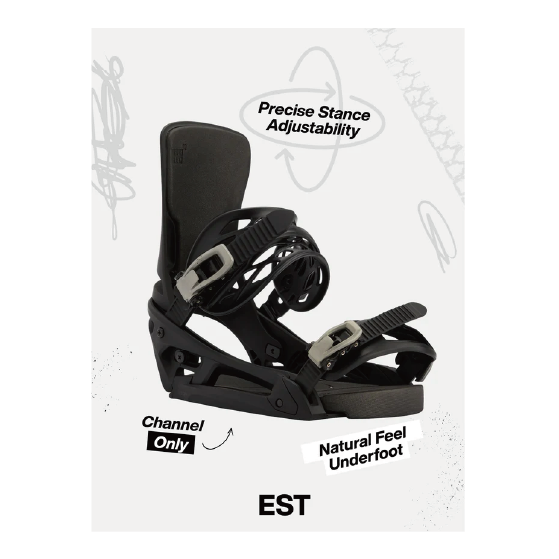 BURTON ビンディング バートン  Men's Genesis EST Black 1056319A02 26-27 バインディング 日本正規品