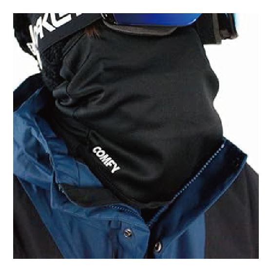 COMFY コンフィ [comfy] FACE MASK 25-26 スノーボード ネックウォーマー Black