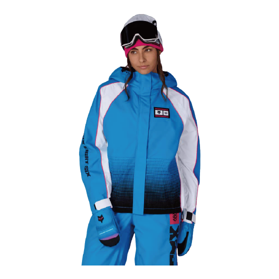 686 ウェア ロクハチロク WOMENS FOX RACING 97 SHELL JACKET FOX BLUE COLORBLOCK M6WN347 26-27 スノーボードウェア 日本正規品